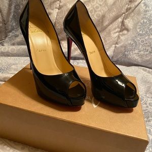 Christian Louboutin Black Peeptoe
